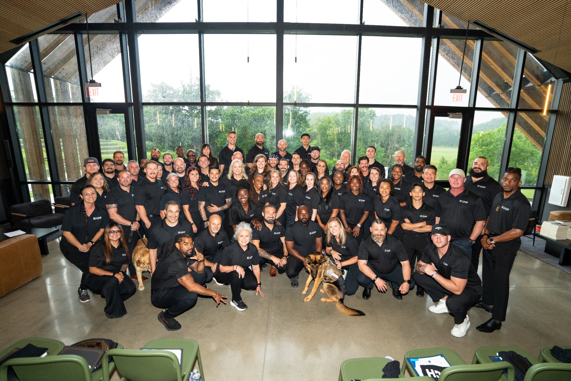 The full UHP team gathered in the campus great hall