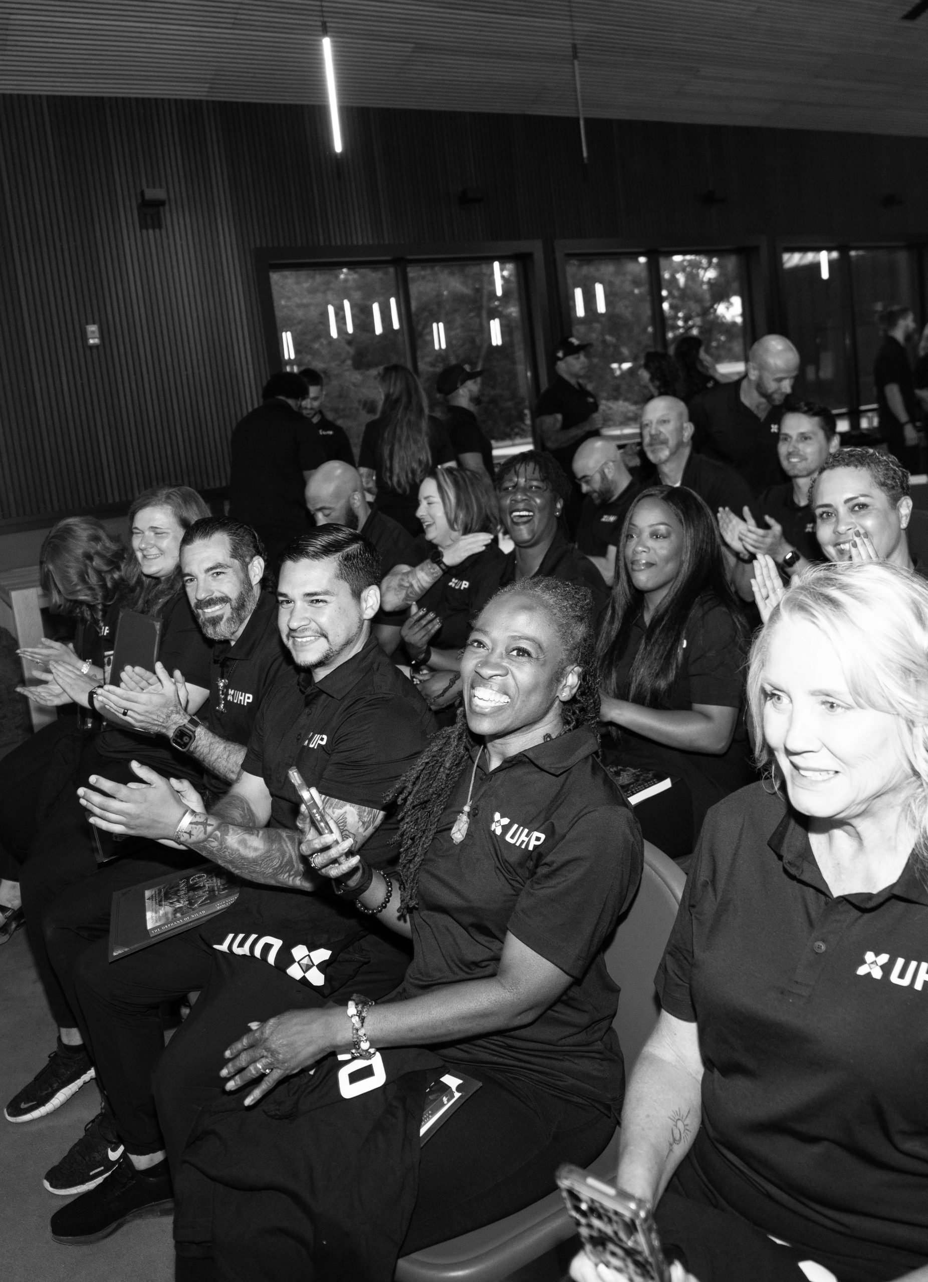 UHP students clapping during a campus event
